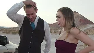 Flannel hungry tie the knot Tiffany Watson gives a blowjob and gets dicked